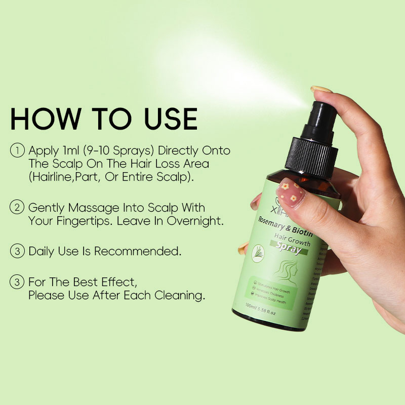 private label hair growth spray